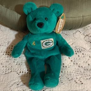 NWT NFL Brett Favre #4 Bennie Bear